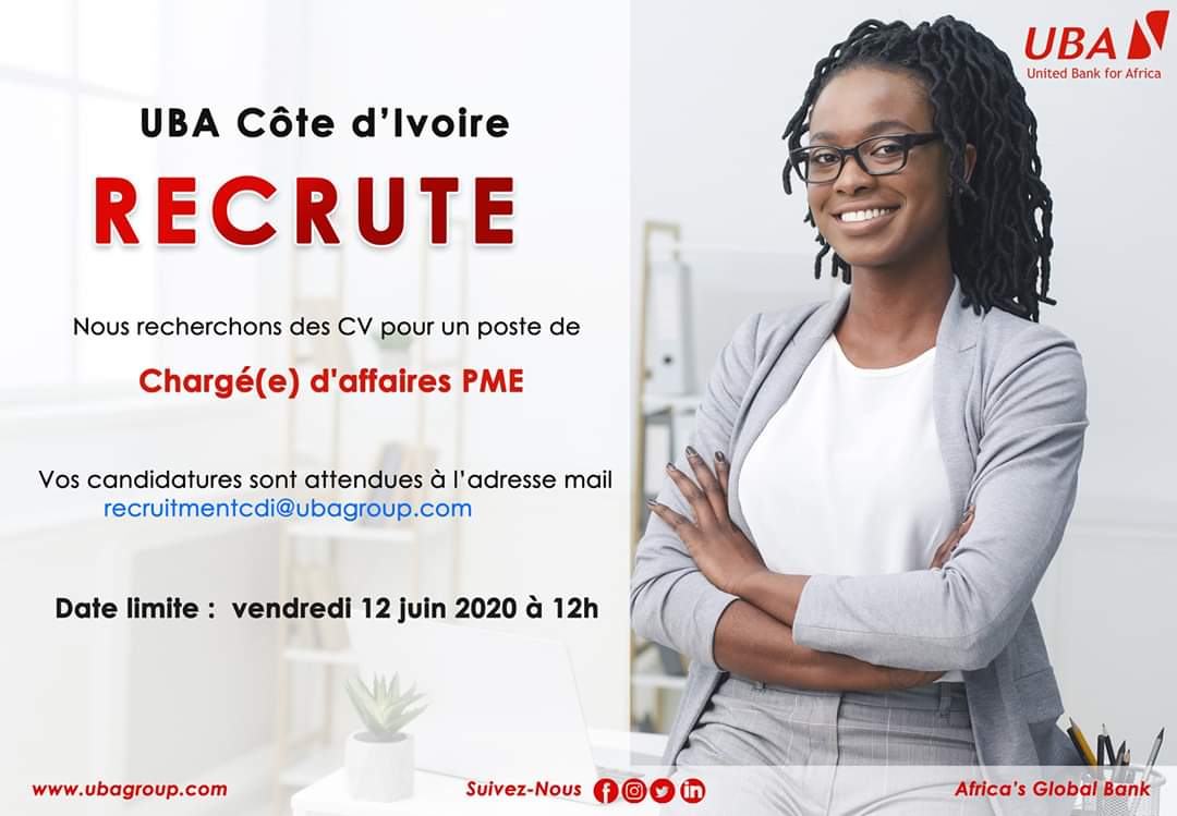 Recrutement de 01 charge d'affaire PME